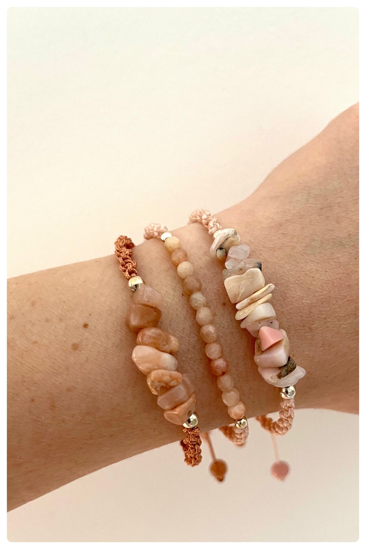 Pink Opal Bracelet- October Birthstone